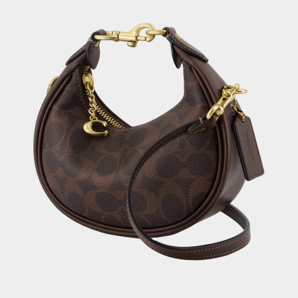 Sac À Main Signature Jonie - Coach - Toile - Marron