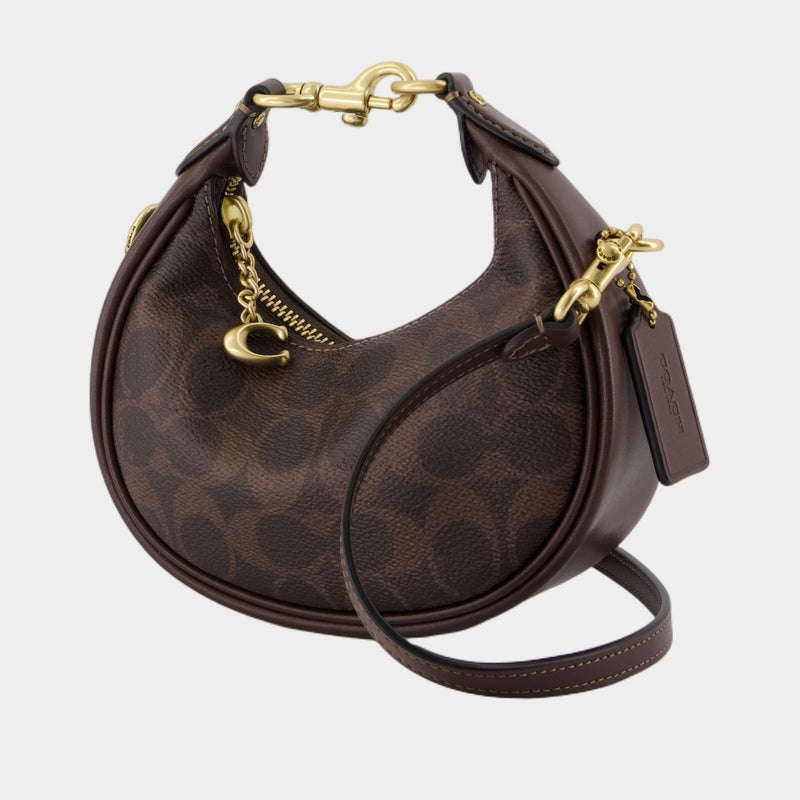 Sac À Main Signature Jonie - Coach - Toile - Marron