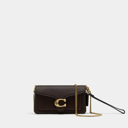 Sac À Bandoulière Tabby Chain 19 - Coach - Cuir - Marron