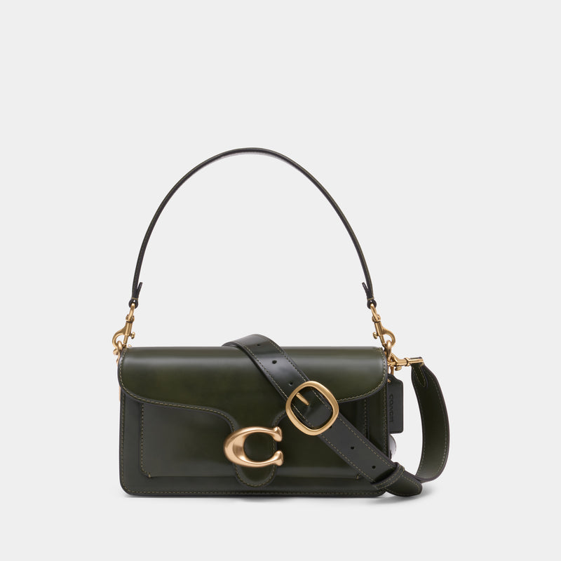 Sac Porté Épaule Spazzolato Tabby 26 - Coach - Cuir - Vert