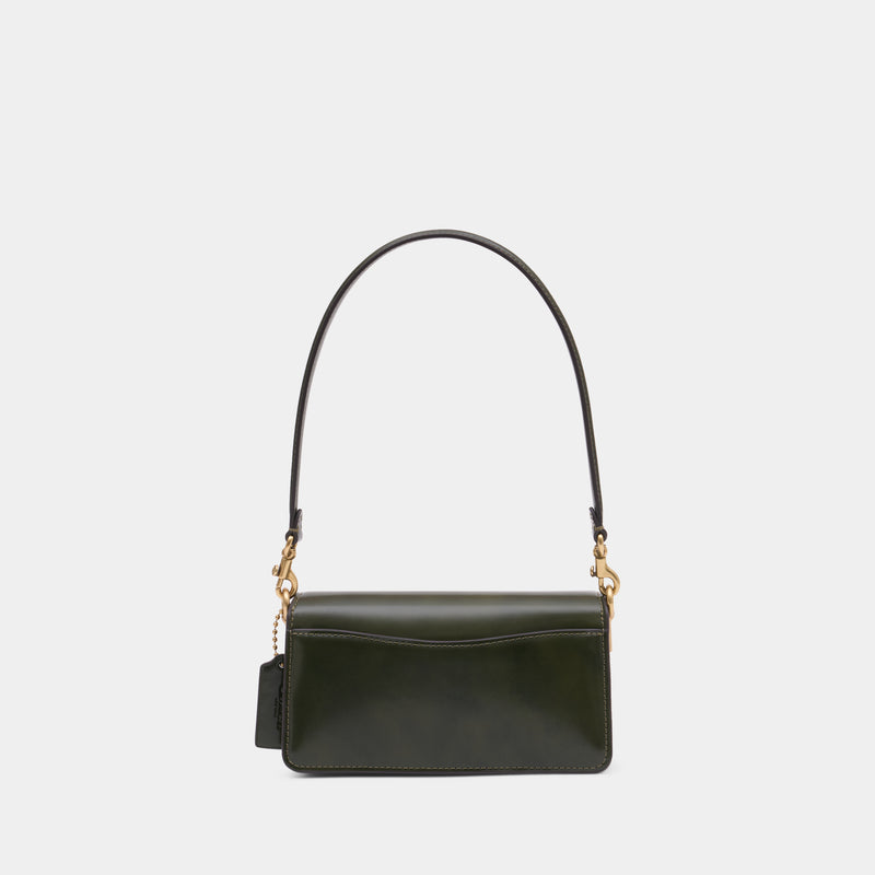 Sac Porté Épaule Spazzolato Tabby 20 - Coach - Cuir - Vert