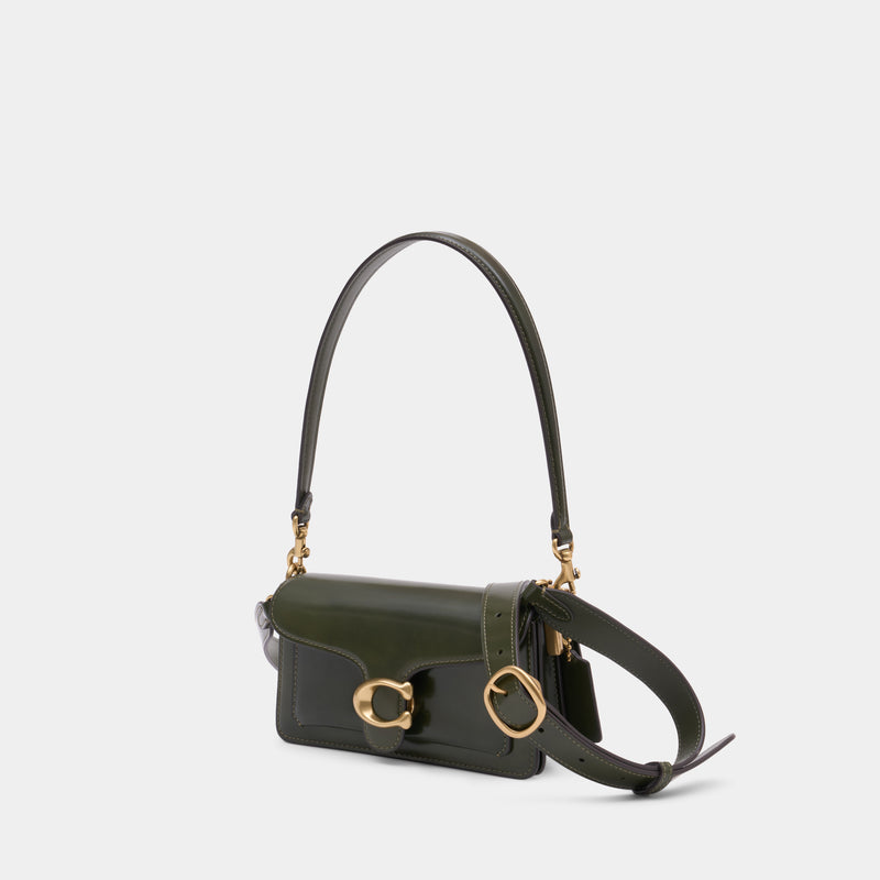 Sac Porté Épaule Spazzolato Tabby 20 - Coach - Cuir - Vert