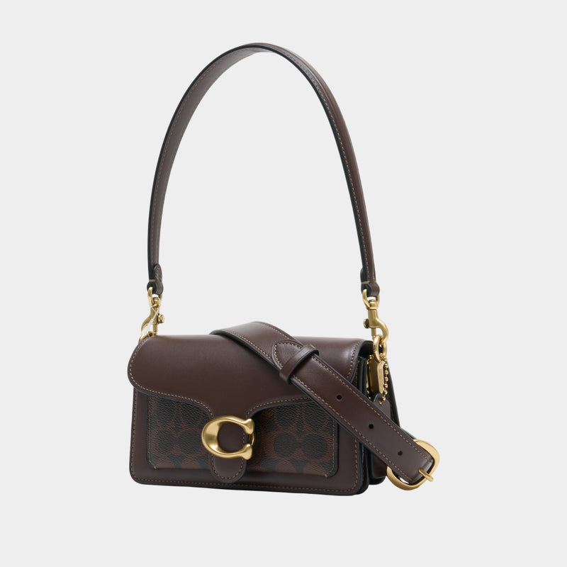 Sac Porté Épaule Signature Tabby 20 Refresh - Coach - Toile - Marron