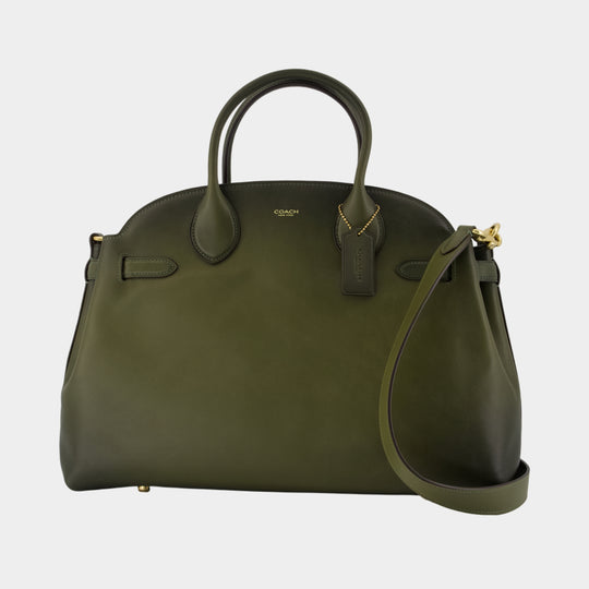 Cabas Soft Empire 40 - Coach - Cuir - Vert