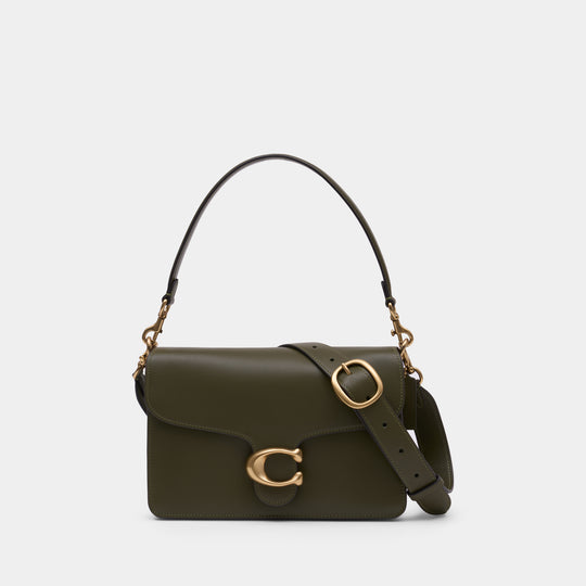 Sac Porté Épaule Soft Tabby With Chain - Coach - Cuir - Vert