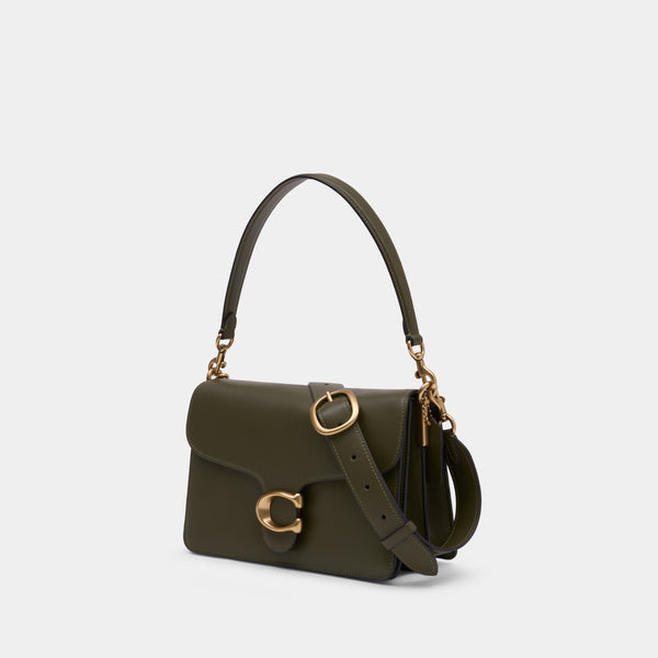 Sac Porté Épaule Soft Tabby With Chain - Coach - Cuir - Vert