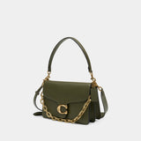 Sac Porté Épaule Soft Tabby With Chain - Coach - Cuir - Vert