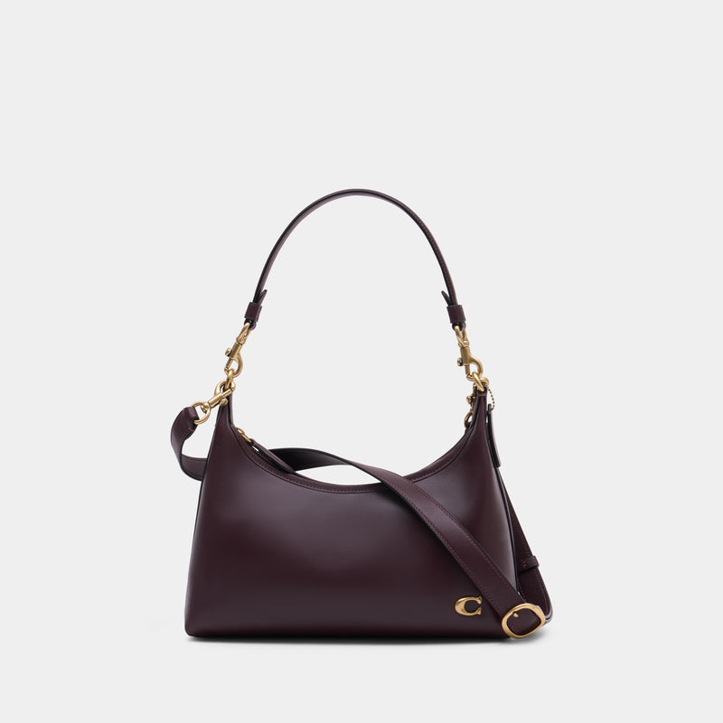 Sac Porté Épaule Juliet - Coach - Cuir - Bordeaux