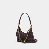 Sac Porté Épaule Signature Juliet 25 - Coach - Toile - Marron