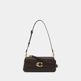 Sac Porté Épaule Signature Jet - Coach - Toile - Marron