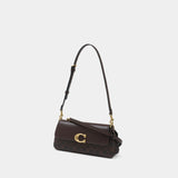Sac Porté Épaule Signature Jet - Coach - Toile - Marron