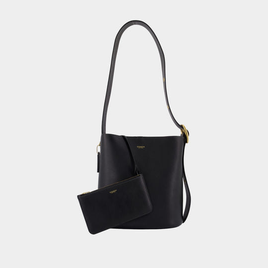 Sac Porté Épaule Bleecker - Coach - Cuir - Noir