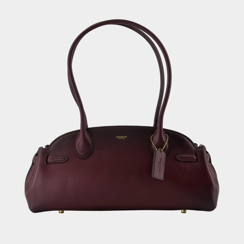 Sac De Voyage Empire 34 - Coach - Cuir - Bordeaux