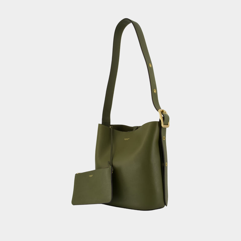Sac Porté Épaule Bleecker - Coach - Cuir - Vert