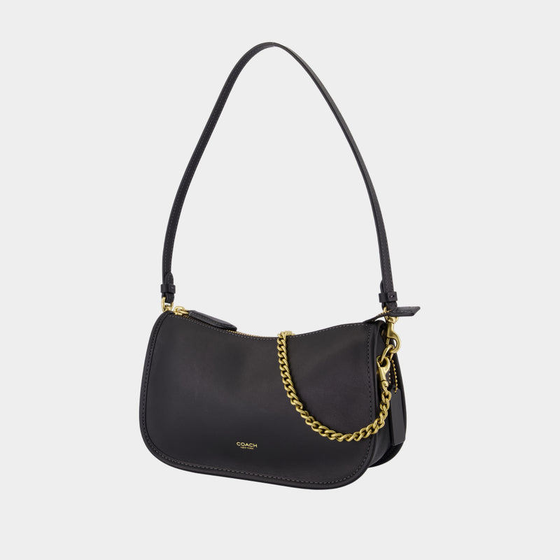 Sac À Bandoulière Waverly - Coach - Cuir - Noir
