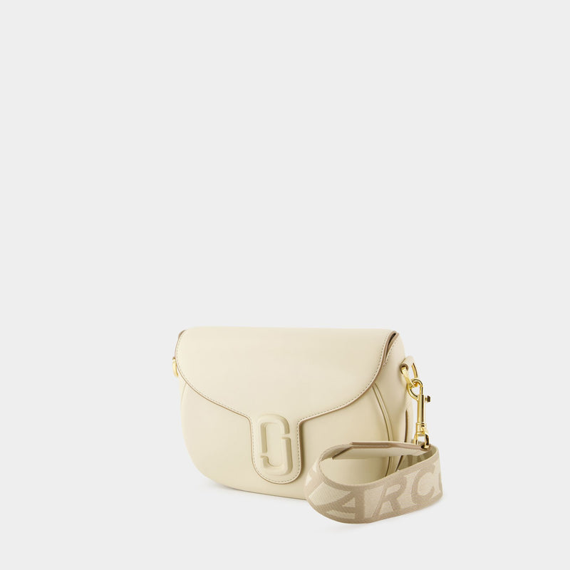 Sac À Bandoulière Saddle Large - Marc Jacobs - Cuir - Blanc