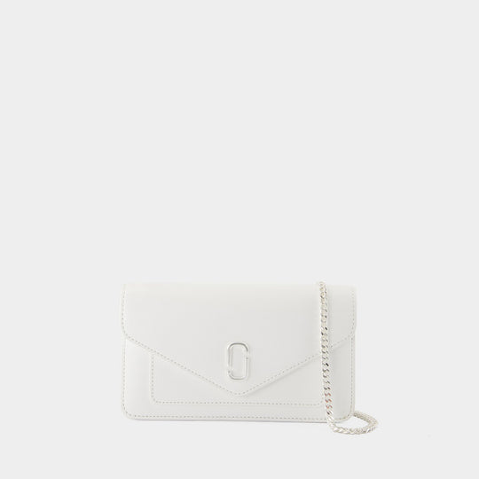 Wallet On Chain The Longshot - Marc Jacobs - Cuir - Blanc
