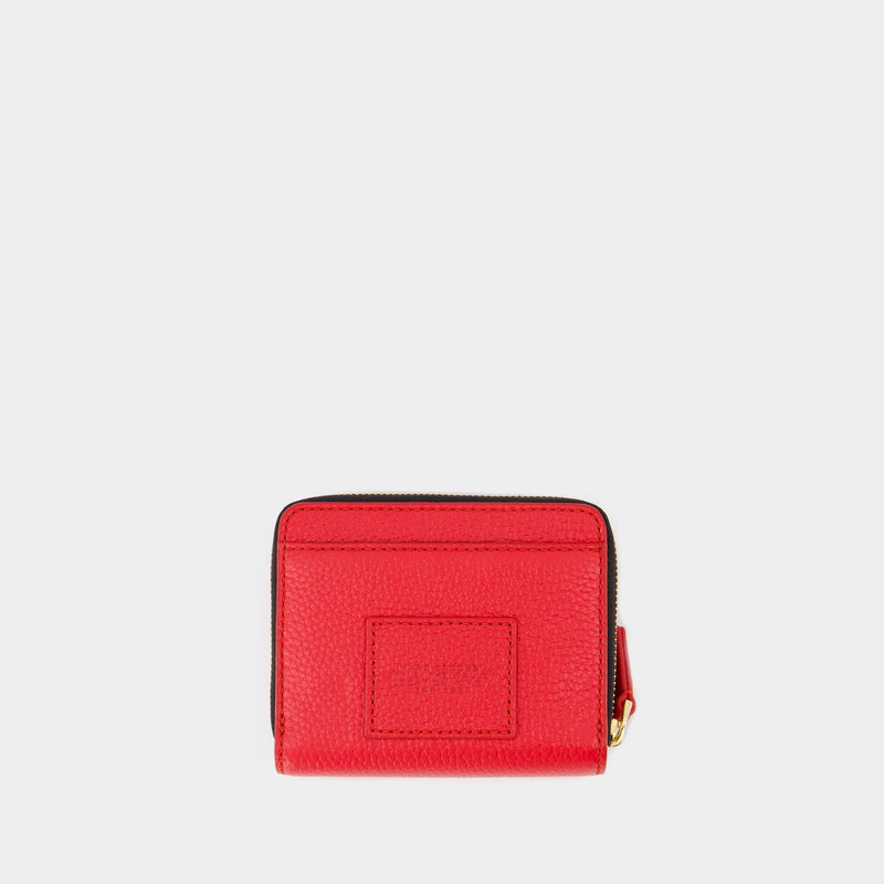 Portefeuille The Mini Compact - Marc Jacobs - Cuir - Rouge