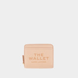 Portefeuille The Mini Compact - Marc Jacobs - Cuir - Rose