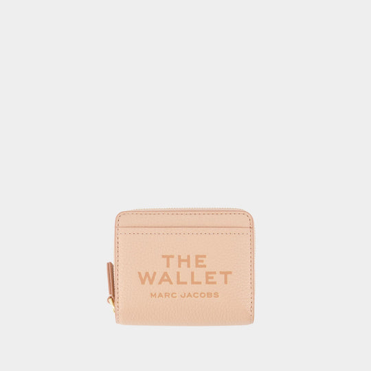 Portefeuille The Mini Compact - Marc Jacobs - Cuir - Rose