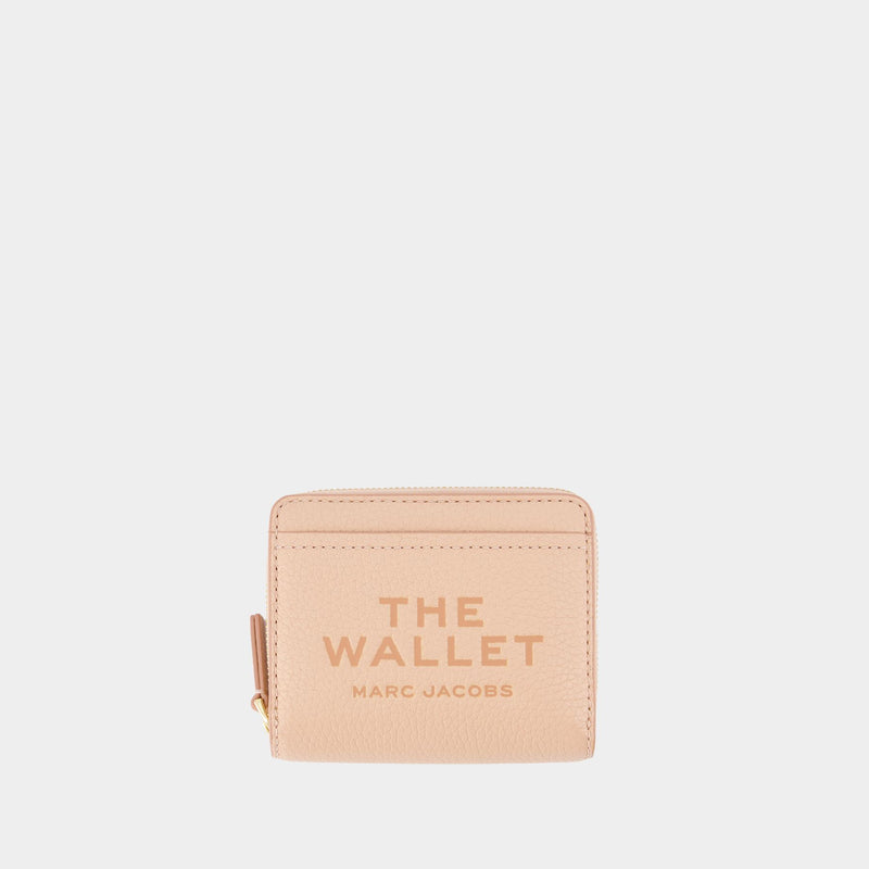 Portefeuille The Mini Compact - Marc Jacobs - Cuir - Rose