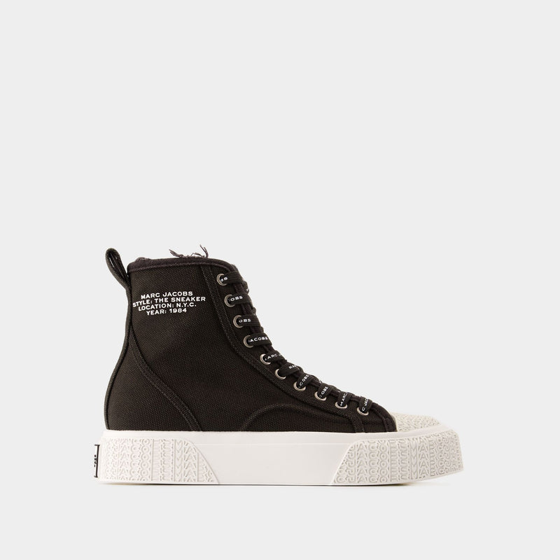 Sneakers The High Top - Marc Jacobs - Coton - Noir