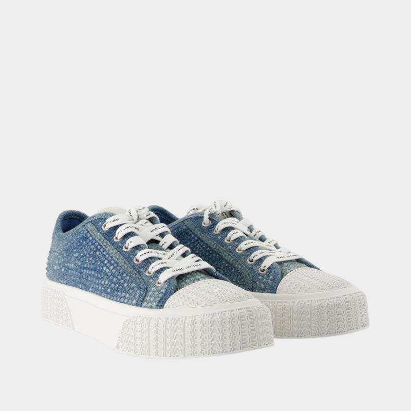 Sneakers - Marc Jacobs - Coton - Bleu