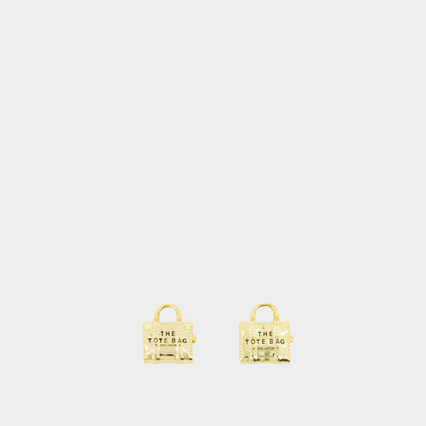 Boucles D'oreilles Tote Bag - Marc Jacobs - Métal - Doré