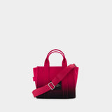 The Small Tote - Marc Jacobs - Coton - Noir/Rose