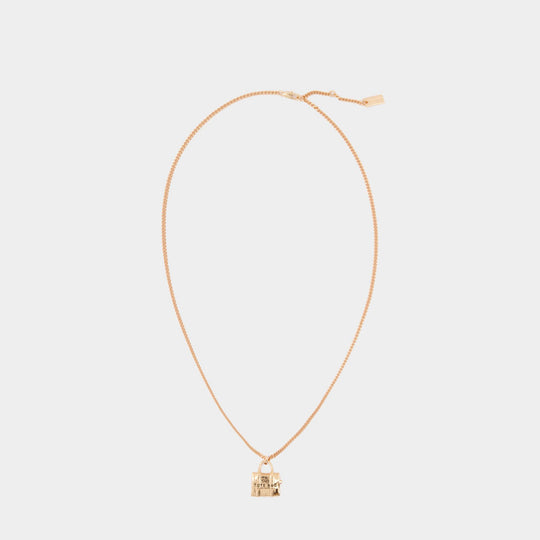 Collier The Tote Bag - Marc Jacobs - Métal - Or Rose