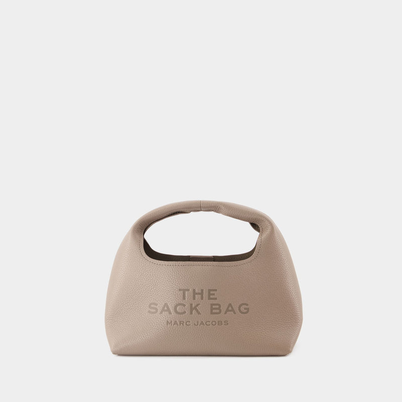 Sac À Main The Mini Sack - Marc Jacobs - Cuir - Gris