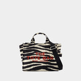 The Medium Tote - Marc Jacobs - Coton - Noir