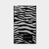 Écharpe Zebra - Marc Jacobs - Laine - Noir