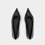 Ballerines The Pointy Toe - Marc Jacobs - Cuir - Noir