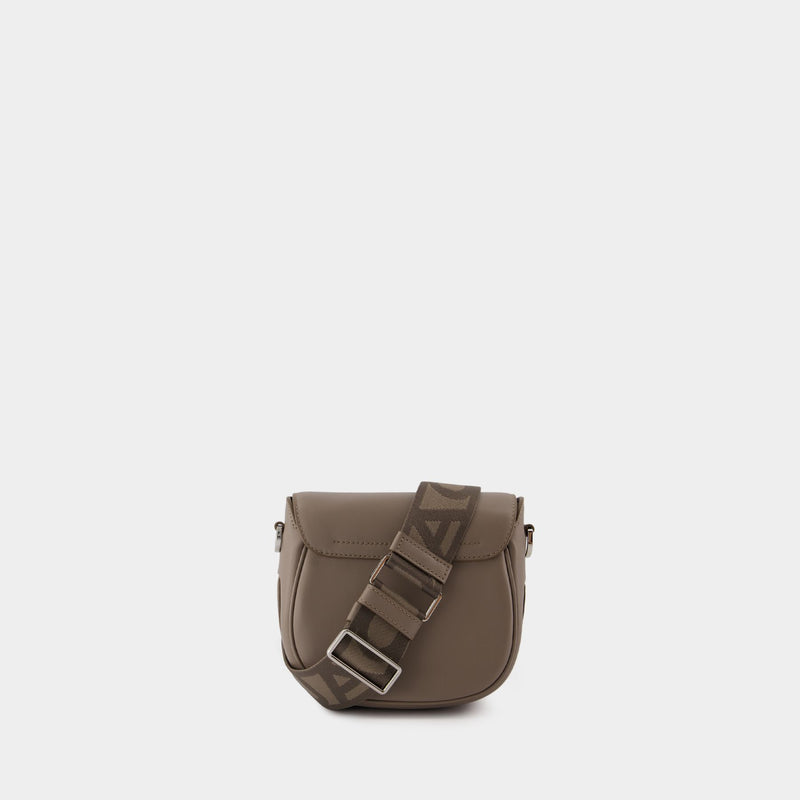 Sac À Bandoulière Saddle Small - Marc Jacobs - Cuir - Gris