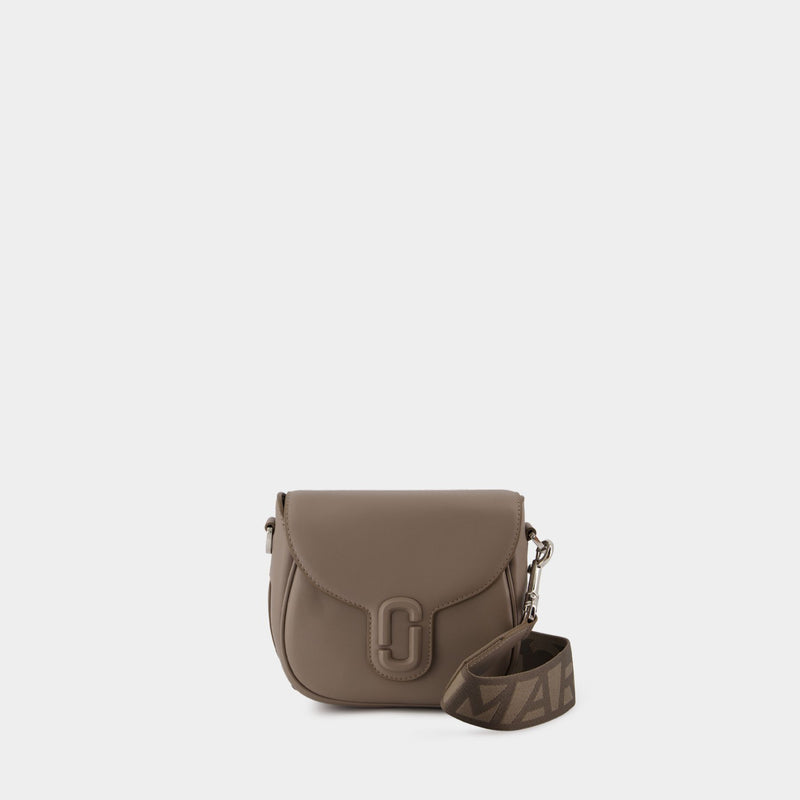 Sac À Bandoulière Saddle Small - Marc Jacobs - Cuir - Gris