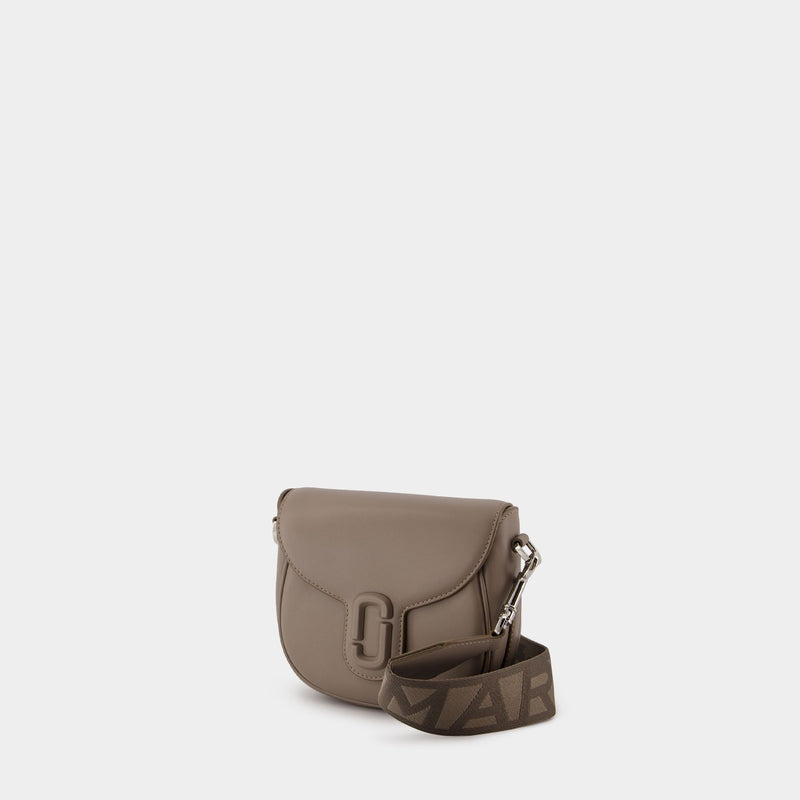 Sac À Bandoulière Saddle Small - Marc Jacobs - Cuir - Gris