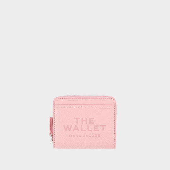Portefeuille The Mini Compact - Marc Jacobs - Cuir - Rose