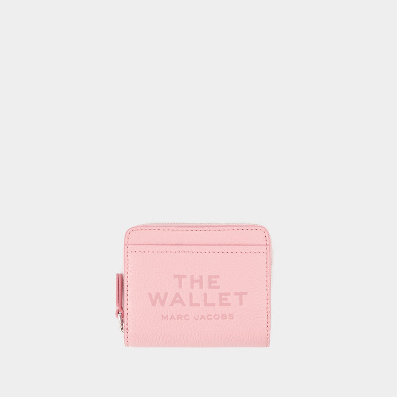 Portefeuille The Mini Compact - Marc Jacobs - Cuir - Rose