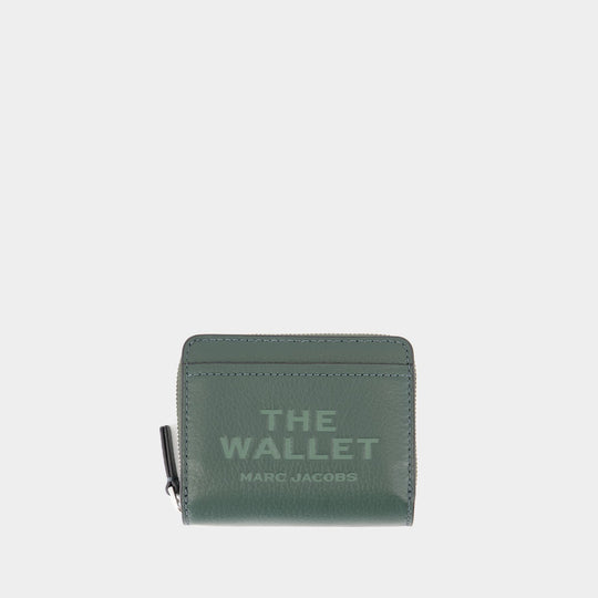 Portefeuille The Mini Compact - Marc Jacobs - Cuir - Vert