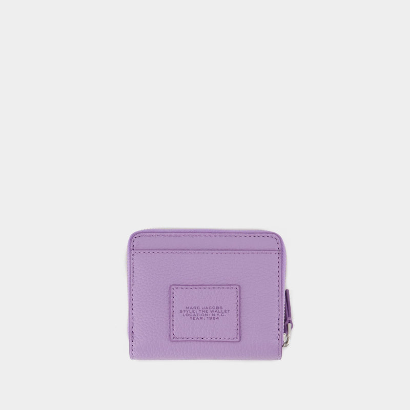 Portefeuille The Mini Compact - Marc Jacobs - Cuir - Violet