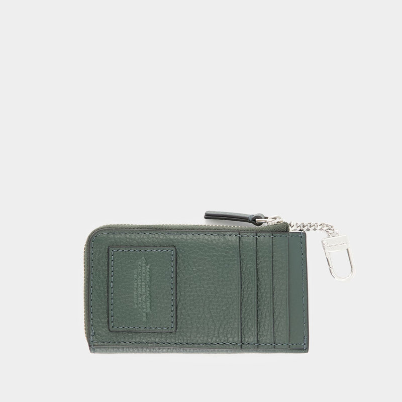 Portefeuille The Top Zip - Marc Jacobs - Cuir - Vert