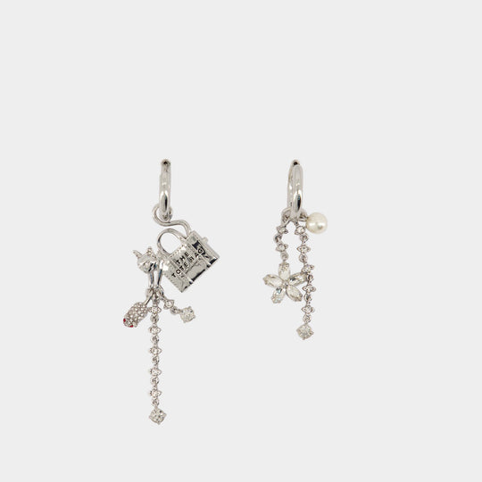 Boucles D'oreilles Cats Out Of The Bag - Marc Jacobs - Métal - Argenté