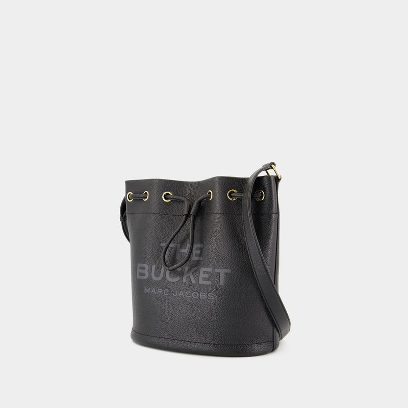 The Shoulder Bucket - Marc Jacobs - Cuir - Noir