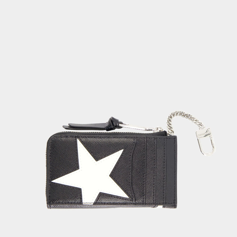 Portefeuille The Top Zip - Marc Jacobs - Cuir - Noir