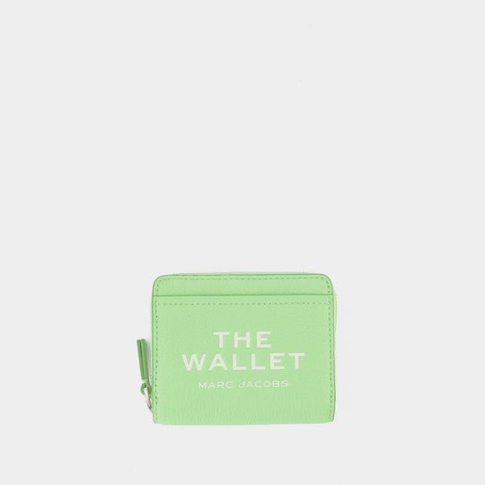 Portefeuille The Mini Compact - Marc Jacobs - Cuir - Vert
