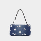 Sac Porté Épaule The Large Dual - Marc Jacobs - Coton - Bleu