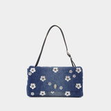 Sac Porté Épaule The Large Dual - Marc Jacobs - Coton - Bleu