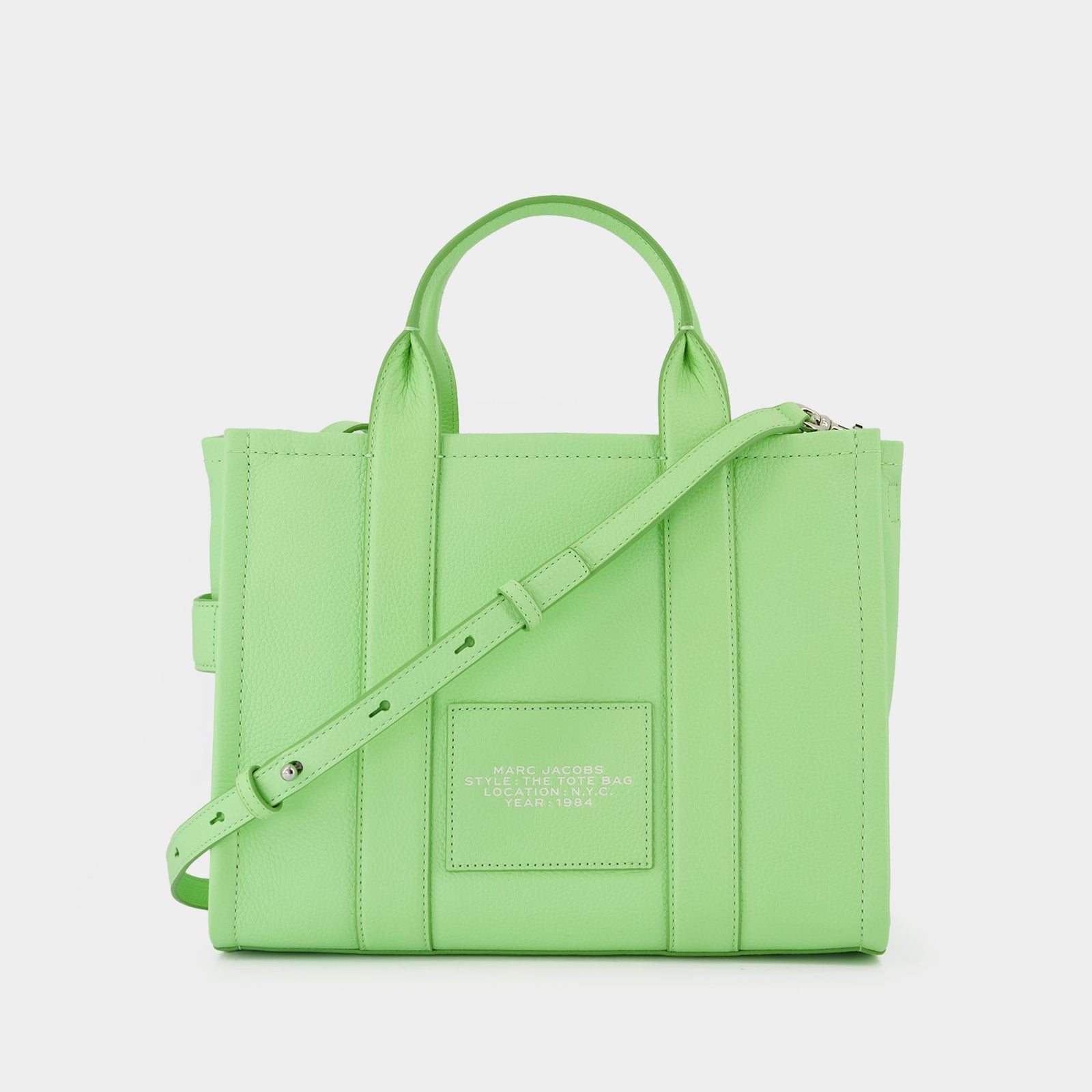 The Medium Tote Marc Jacobs Cuir Vert