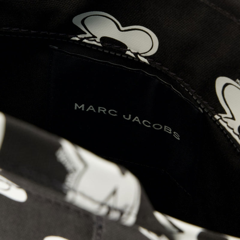 The Medium Tote - Marc Jacobs - Coton - Noir/Blanc